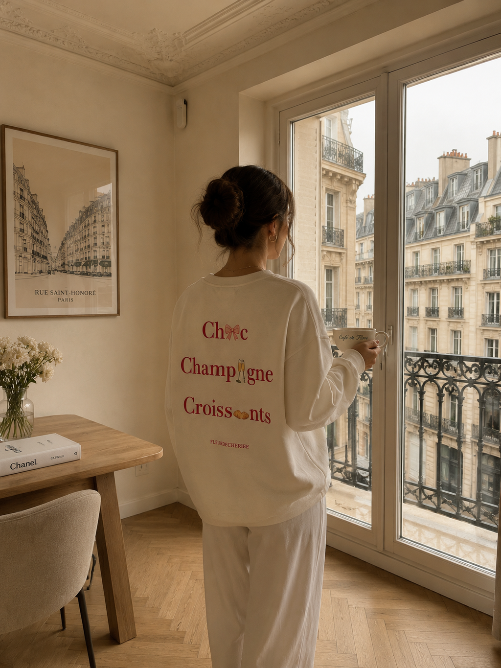 Women’s organic crew neck sweatshirt